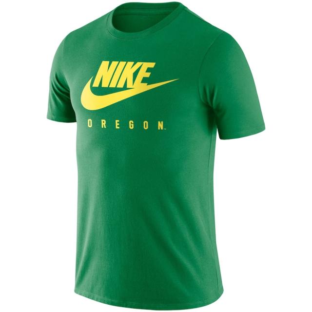 ナイキ メンズ Tシャツ "Oregon Ducks" Nike Essential Futura T-Shirt - Green_1