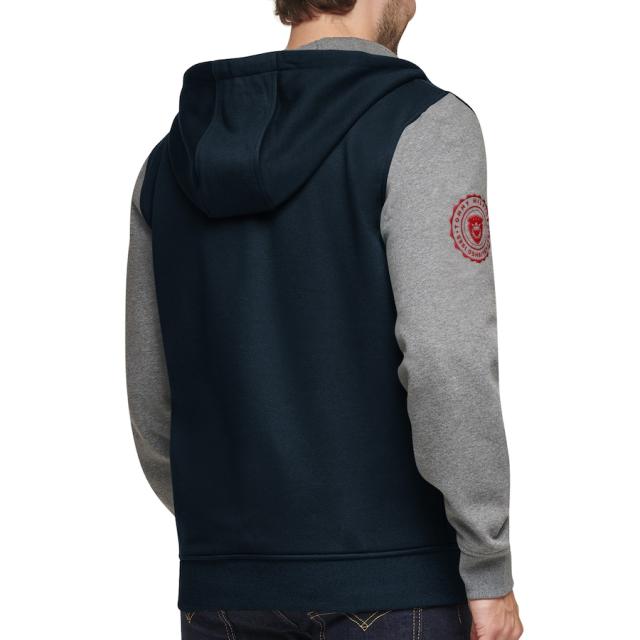 トミーヒルフィガー メンズ パーカー "Houston Texans" Tommy Hilfiger Color Block Full-Zip Hoodie - Navy/Charcoal_1