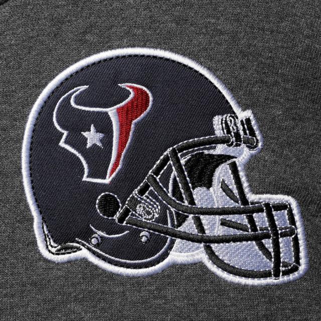 メンズ パーカー "Houston Texans" Starter Extreme Fireballer Pullover Hoodie - Heathered Gray/Navy_3