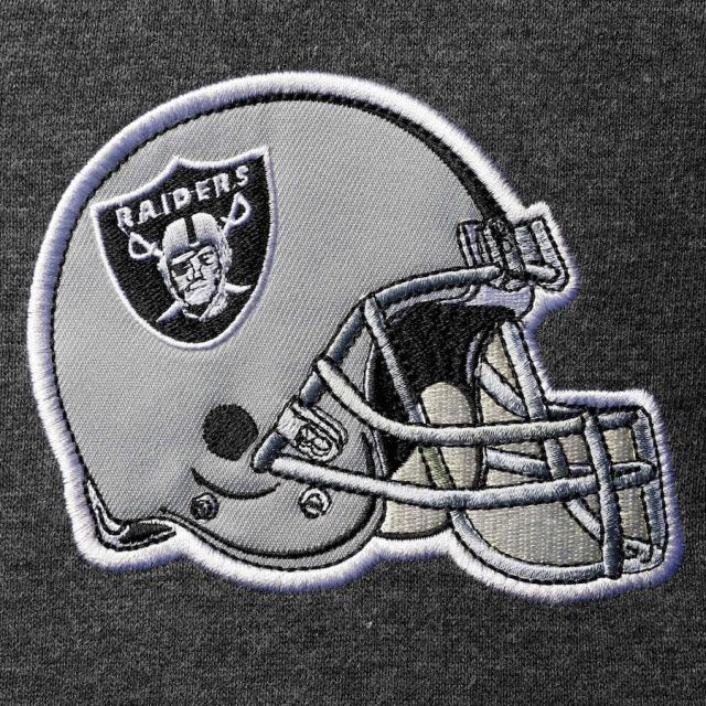 メンズ パーカー "Las Vegas Raiders" Starter Extreme Fireballer Pullover Hoodie - Heathered Gray/Silver_3