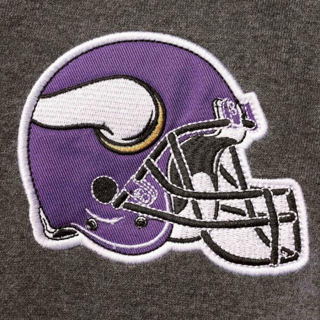 メンズ パーカー "Minnesota Vikings" Starter Extreme Fireballer Pullover Hoodie - Heathered Gray/Gold_3