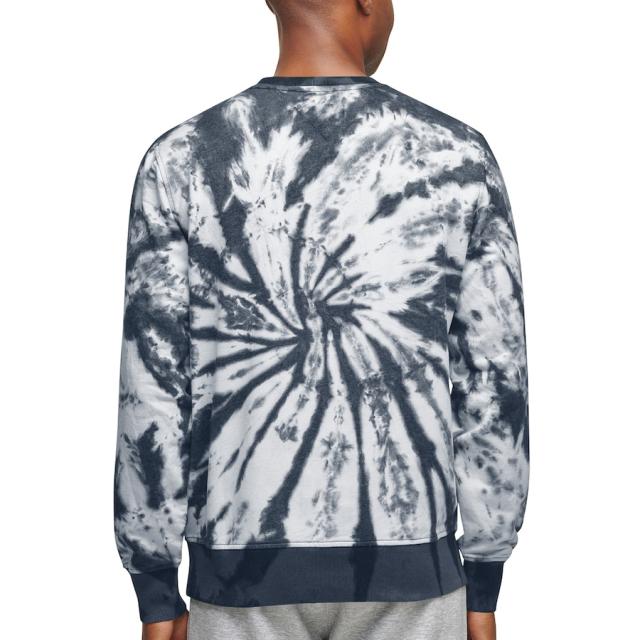 トミーヒルフィガー メンズ スウェットシャツ "Houston Texans" Tommy Hilfiger Tie Dye French Terry Pullover Sweatshirt - Navy_1