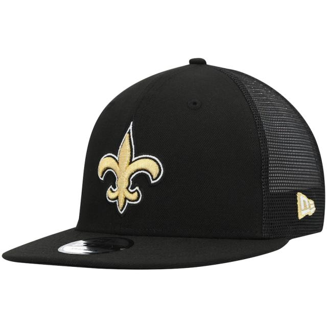 ニューエラ メンズ キャップ "New Orleans Saints" New Era Shade Trucker 9FIFTY Snapback Hat - Blackの通販は