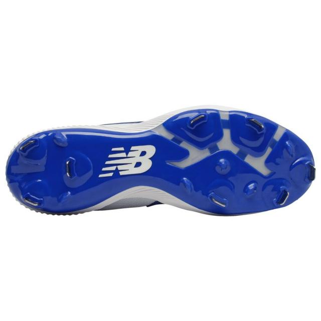 ニューバランス メンズ 野球 スパイク New Balance 4040 V6 Low Metal - Royal/White