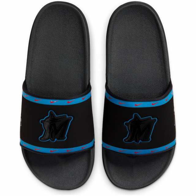 ナイキ メンズ サンダル "Miami Marlins" Nike Team Off-Court Slide Sandalsの通販は