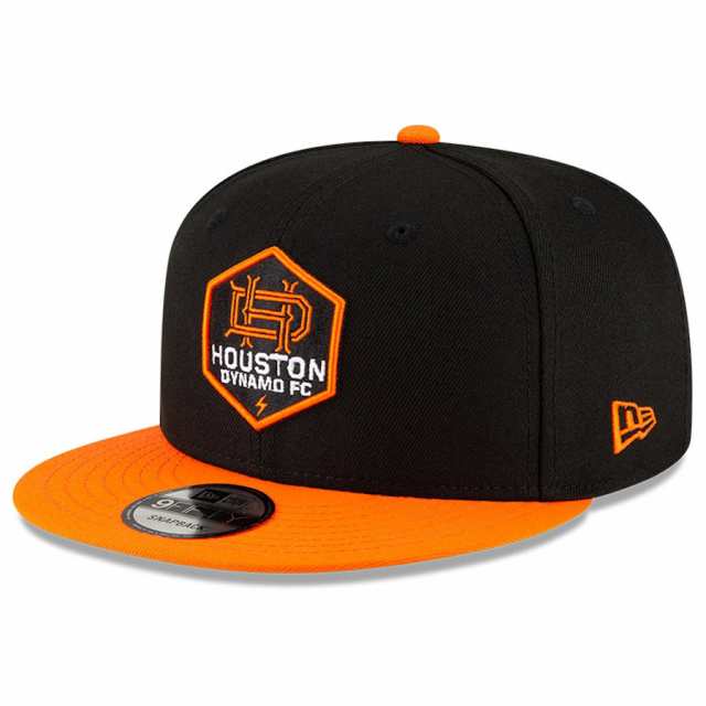 ニューエラ メンズ キャップ "Houston Dynamo" New Era 9FIFTY Adjustable Snapback Hat - Black/Orangeの通販は