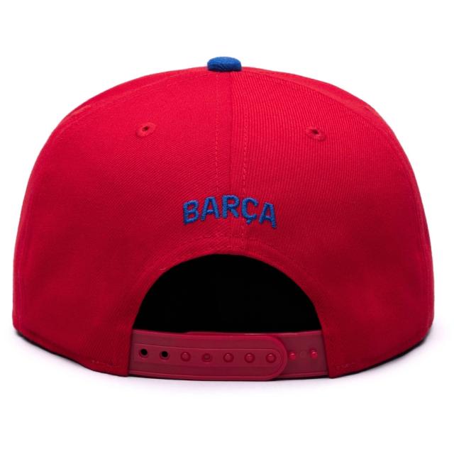 メンズ キャップ "Barcelona" Fi Collection Retro Snapback Hat - Scarlet