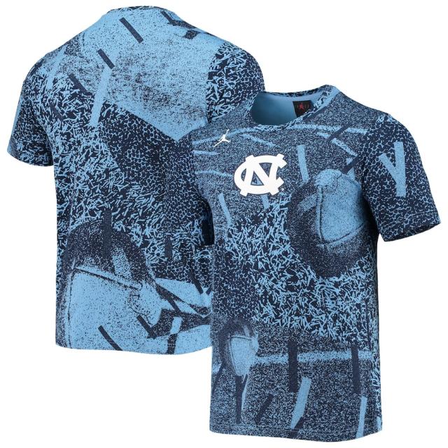 ジョーダン メンズ Tシャツ North Carolina Tar Heels Jordan Brand Practice Performance T-Shirt - Carolina Blue