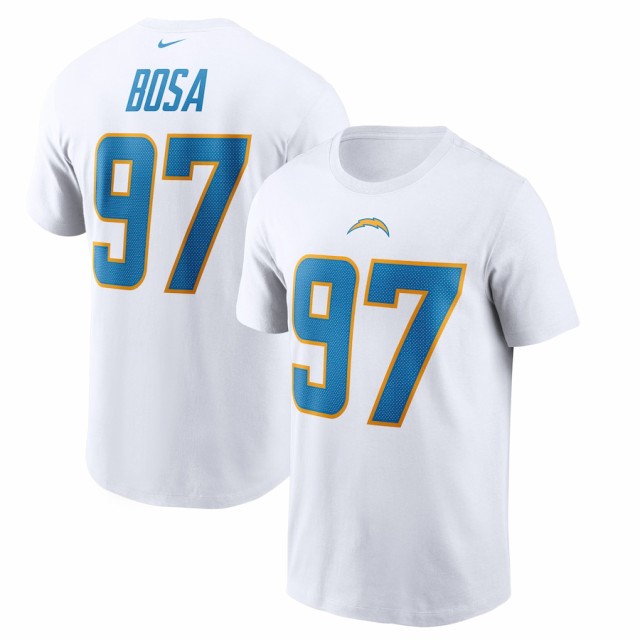 ナイキ メンズ Tシャツ Joey Bosa "Los Angeles Chargers" Nike Player Name & Number T-Shirt - Whiteの通販は