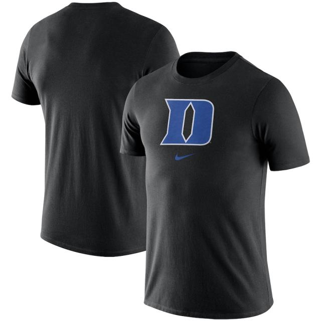 ナイキ メンズ Tシャツ Duke Blue Devils Nike Essential Logo T-Shirt - Black