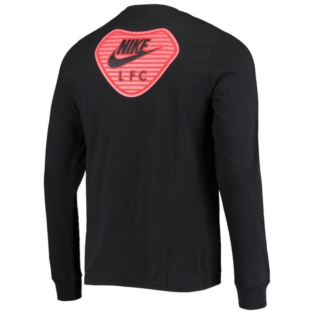 ナイキ メンズ Tシャツ 長袖 ロンT "Liverpool" Nike Travel Long Sleeve T-Shirt - Black