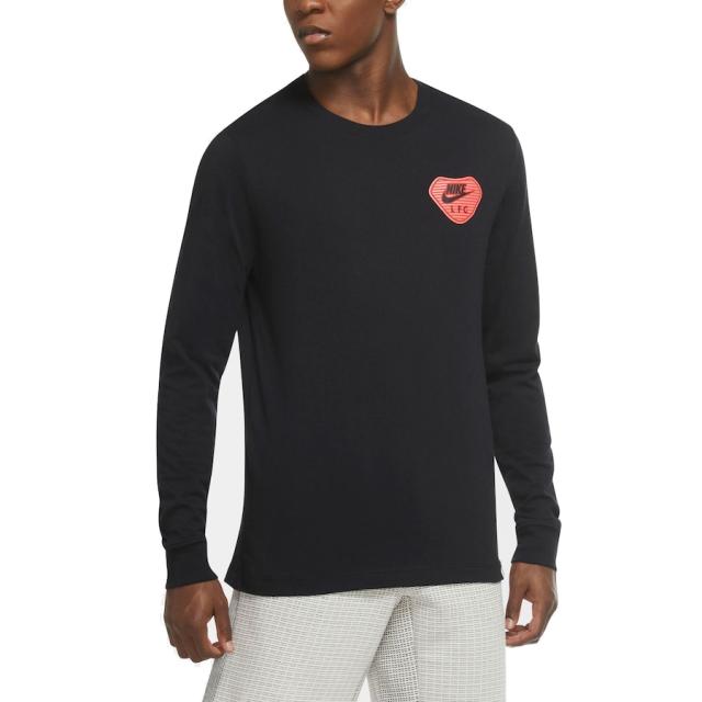 ナイキ メンズ Tシャツ 長袖 ロンT "Liverpool" Nike Travel Long Sleeve T-Shirt - Black