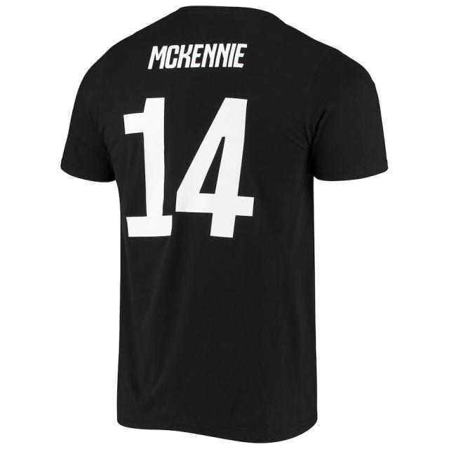 アディダス メンズ Tシャツ Weston McKennie "Juventus" adidas Amplifier Name - Number T-Shirt - Black