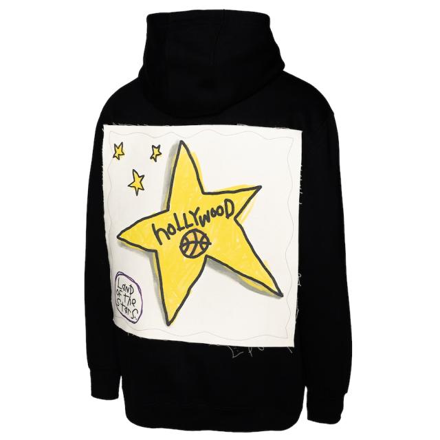 メンズ Tシャツ "Los Angeles Lakers" After School Special Applique Pullover Hoodie - Black_2