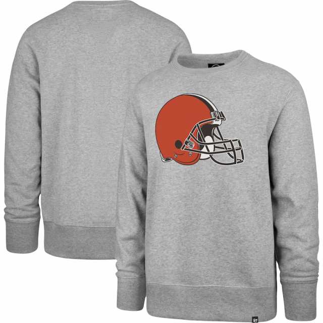 メンズ スウェットシャツ "Cleveland Browns" '47 Imprint Headline Pullover Sweatshirt - Heathered Grayの通販は