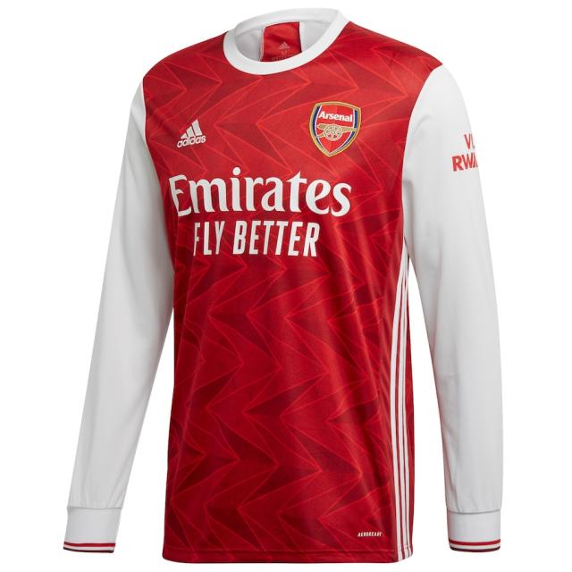 アディダス メンズ ジャージ Willian "Arsenal" adidas 2020/21  Replica Player Long Sleeve Jersey - Maroon