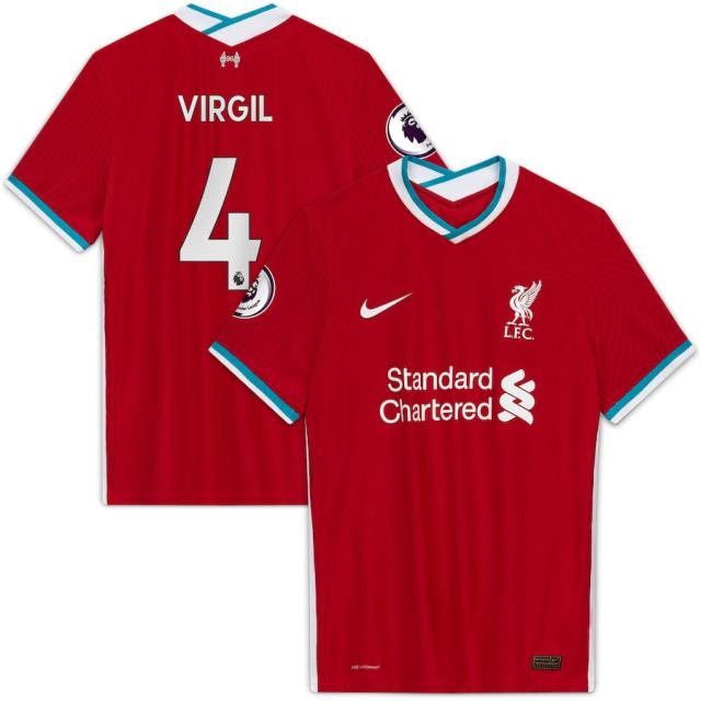 ナイキ メンズ ジャージ Virgil Van Dijk "Liverpool" Nike 2020/21 Home Authentic Player Jersey - Redの通販は 35,607円