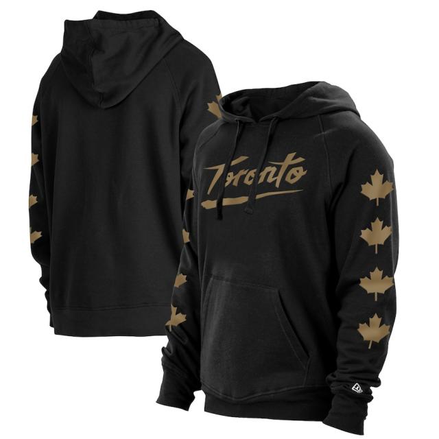 ニューエラ メンズ パーカー "Toronto Raptors" New Era 2020/21 City Edition Pullover Hoodie - Blackの通販は