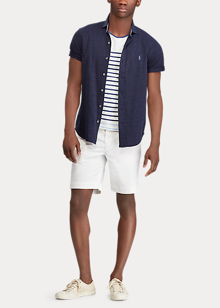 ポロ ラルフローレン メンズ Stretch Classic Fit Short ハーフパンツ ショーツ White_1