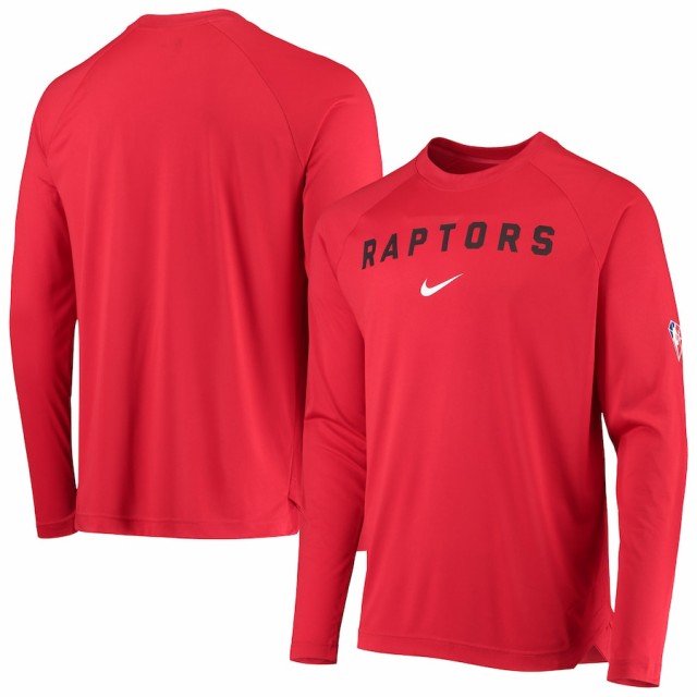 ナイキ メンズ Tシャツ 長袖 ロンT "Toronto Raptors" Nike 75th Anniversary Pregame Shooting Performance Raglan Long Sleeve T-Shirtの通販は
