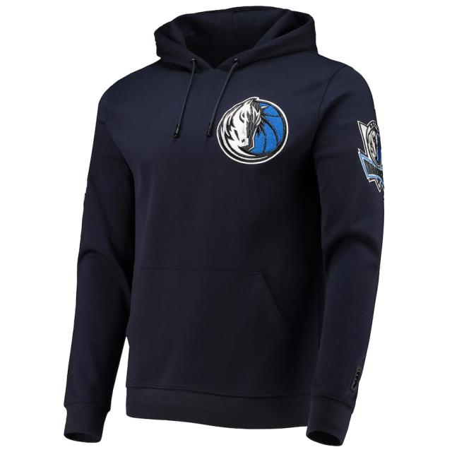 プロスタンダード メンズ パーカー Dallas Mavericks Pro Standard Chenille Team Pullover Hoodie - Navy プロスタンダード メンズ パーカー Dallas Mavericks Pro Standard