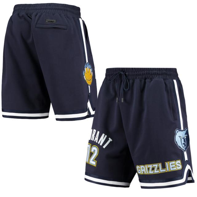 プロスタンダード メンズ バスパン ハーフパンツ グリズリーズ Ja Morant Memphis Grizzlies Pro Standard Team Player Shorts - Navy