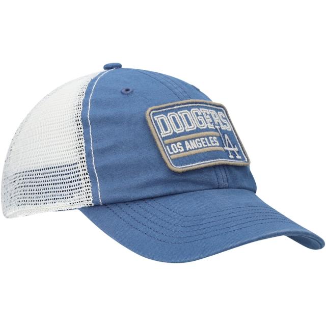 フォーティーセブン メンズ キャップ ”Los Angeles Dodgers" '47 Off Ramp Clean Up Trucker Adjustable Hat - /Natural