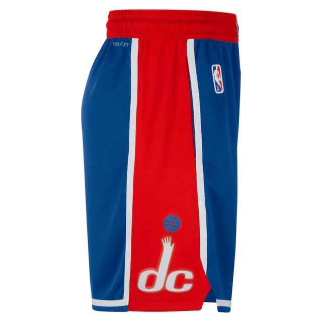 ナイキ メンズ バスパン レプリカショーツ "Washington Wizards" Nike 2021/22 City Edition Swingman Shorts - Royal/Red