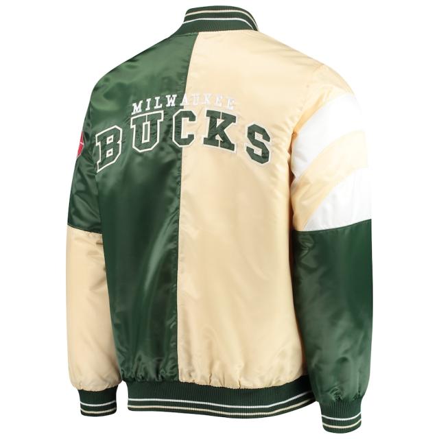 BUCKSジャケット スターター メンズ ジャケット Milwaukee Bucks Starter 75th