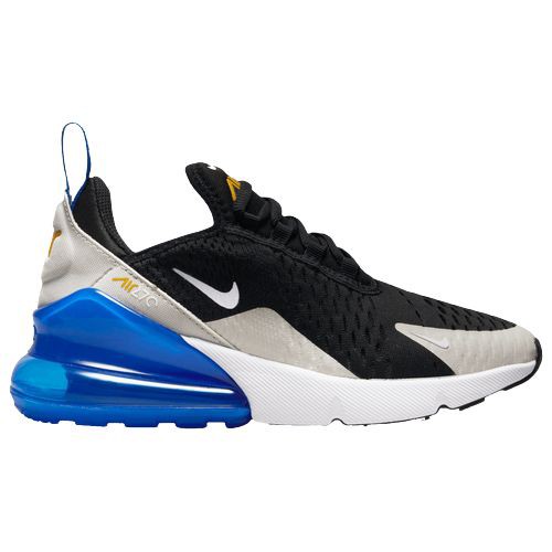 ナイキ キッズ スニーカー Nike Air Max270 GS - Black/Game Royal/Light Bone