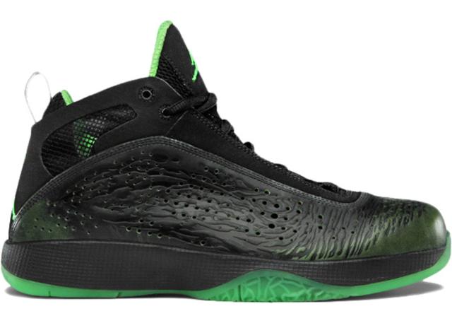 ジョーダン メンズ ２６ Jordan 2011 "Warrior Pack Neo Lime" バッシュ BLACK/NEON LIMEの通販は