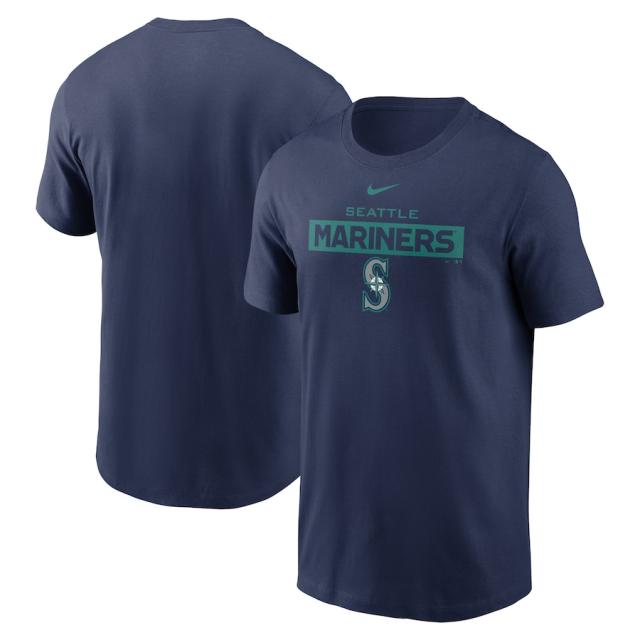 ナイキ メンズ Tシャツ マリナーズ "Seattle Mariners" Nike Team T-Shirt - Navyの通販は 7,524円