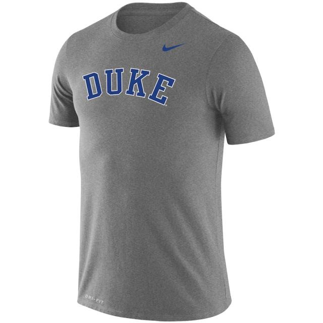 ナイキ メンズ Tシャツ Duke Blue Devils Nike School Logo Legend Performance T-Shirt - Heathered Gray_1