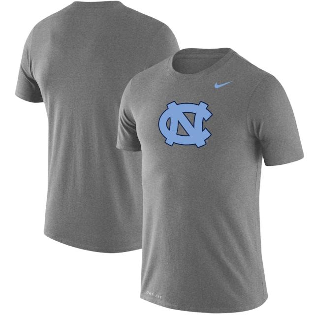 ナイキ メンズ Tシャツ North Carolina Tar Heels Nike School Logo Legend Performance T-Shirt - Heathered Gray