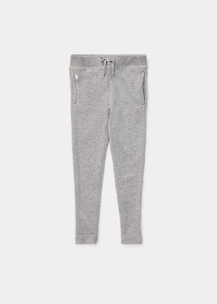 ラルフローレン 2-6X ガールズ/キッズ Polo Ralph Lauren French Terry Legging レギンス パンツ Light Grey Heather 女の子