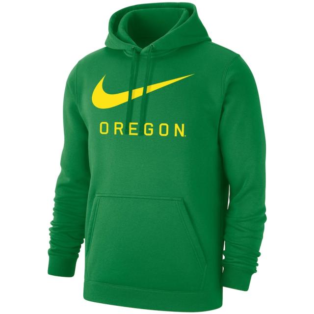 ナイキ メンズ パーカー Oregon Ducks Nike Big Swoosh Club Pullover Hoodie - Green_1