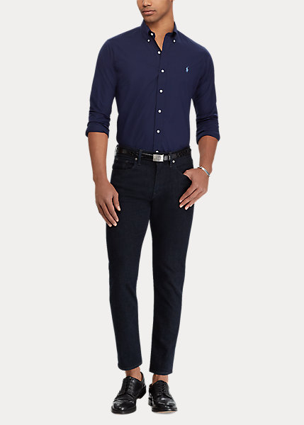 ラルフローレン メンズ シャツ Polo Ralph Lauren Poplin Shirt カッターシャツ Classicサイズ Newport Navy_2