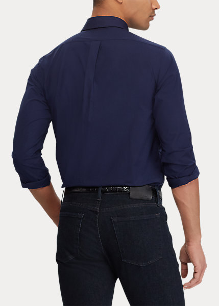 ラルフローレン メンズ シャツ Polo Ralph Lauren Poplin Shirt カッターシャツ Classicサイズ Newport Navy_4