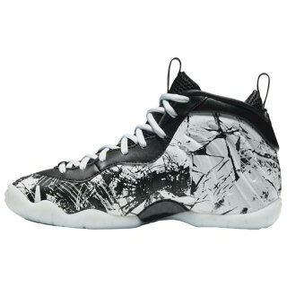 ナイキ キッズ/レディース リトルポジットワン Nike Little Posite One バッシュ Black/Total Orange/White_1
