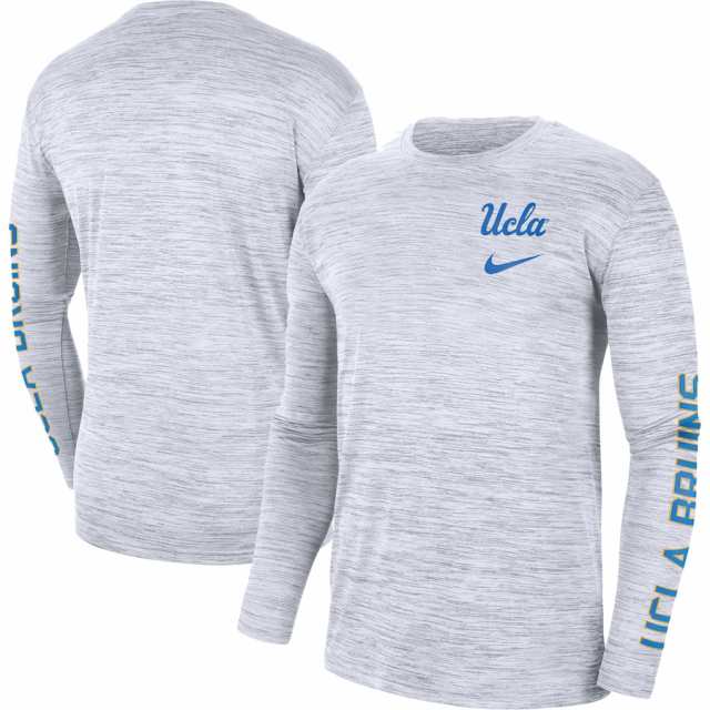 ナイキ メンズ Tシャツ 長袖 ロンT "UCLA Bruins" Nike Velocity Legend Team Performance Long Sleeve T-Shirt - Whiteの通販はTシャツ