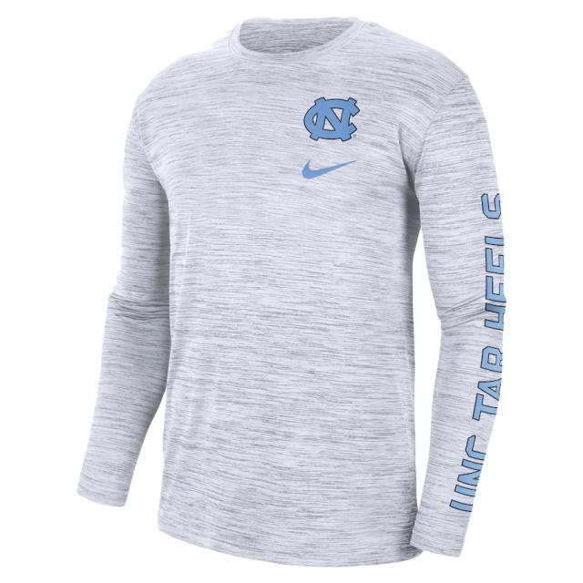 ナイキ メンズ Tシャツ 長袖 ロンT "North Carolina Tar Heels" Nike Velocity Legend Team Performance Long Sleeve T-Shirt - White_1