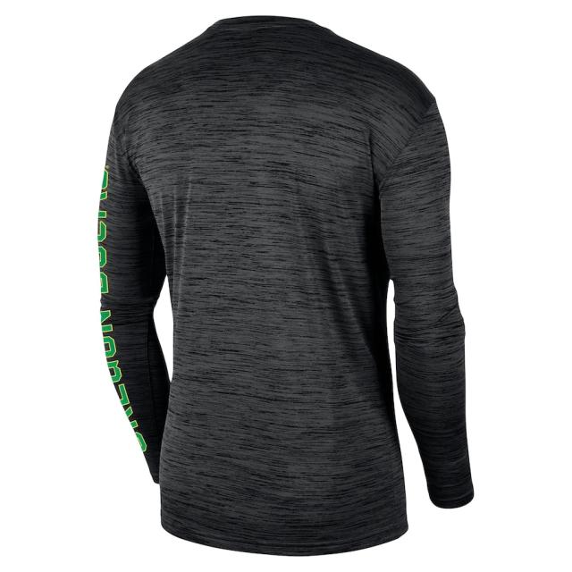 ナイキ メンズ Tシャツ 長袖 ロンT "Oregon Ducks" Nike Velocity Legend Team Performance Long Sleeve T-Shirt - Black_2