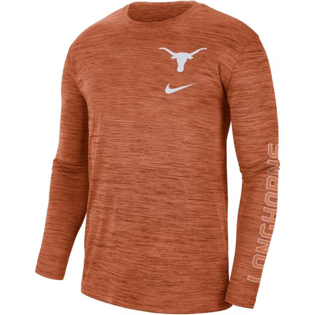 ナイキ メンズ Tシャツ 長袖 ロンT "Texas Longhorns" Nike Velocity Legend Team Performance Long Sleeve T-Shirt - Texas Orange_1