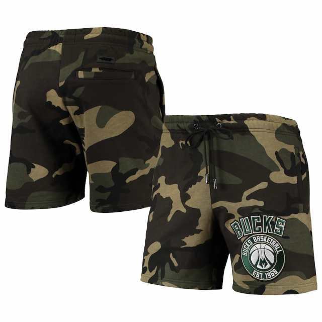 プロスタンダード メンズ バスパン ハーフパンツ バックス Milwaukee Bucks Pro Standard Team Shorts - Camo