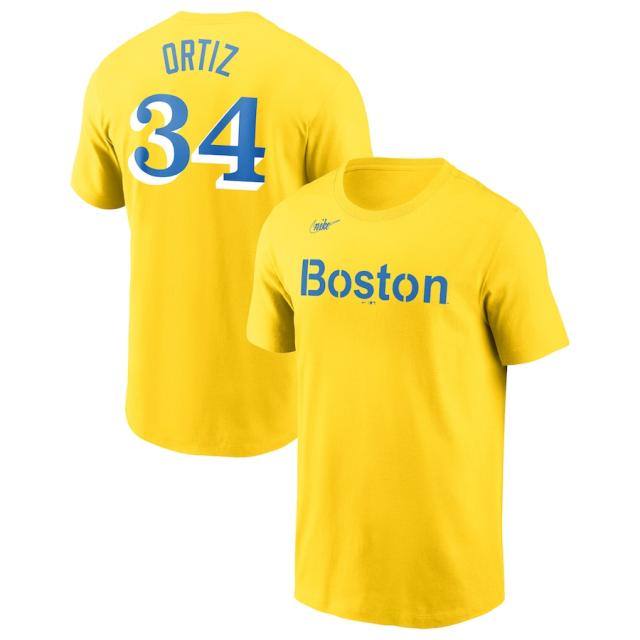 ナイキ メンズ Tシャツ レッドソックス David Ortiz 