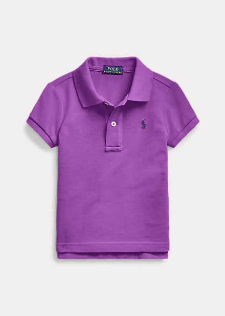 ラルフローレン 2-6X ガールズ/キッズ Polo Ralph Lauren Cotton Mesh Polo Shirt ポロシャツ 半袖 Paloma Purple 女の子