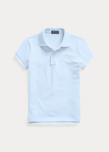 ラルフローレン 7-16 ガールズ/キッズ Polo Ralph Lauren Cotton Mesh Polo Shirt ポロシャツ 半袖 Elite Blue 女の子の通販は