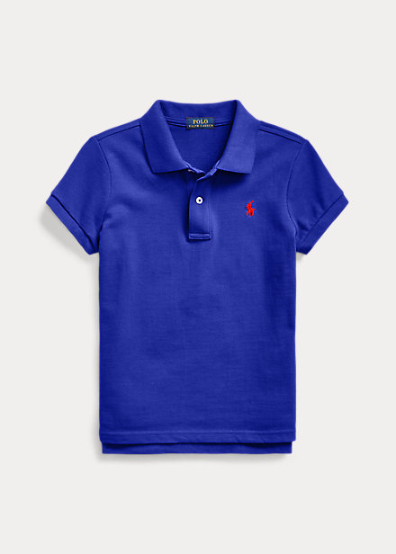 ラルフローレン 7-16 ガールズ/キッズ Polo Ralph Lauren Cotton Mesh Polo Shirt ポロシャツ 半袖 Heritage Royal 女の子の通販は