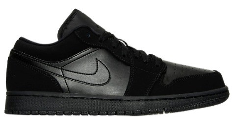 ジョーダン メンズ Jordan AJ 1 Low バッシュ Black スニーカー ローカット