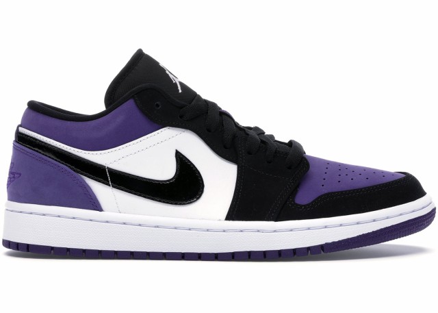 ジョーダン メンズ レトロ Air Jordan Mid Retro 1 Low スニーカー White/Black/Court Purple